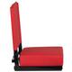 2 Pack 500 lb. Rated Lightweight Stadium Chair-Handle-Padded Seat