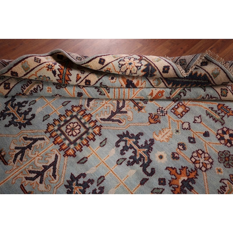 Oushak Oriental Area Rug Hand-Knotted Wool Carpet - 7'7"x 9'10"