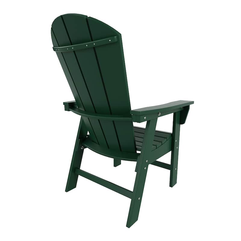 Laguna Hdpe All Weather Outdoor Patio Adirondack Dining Chair With Arms