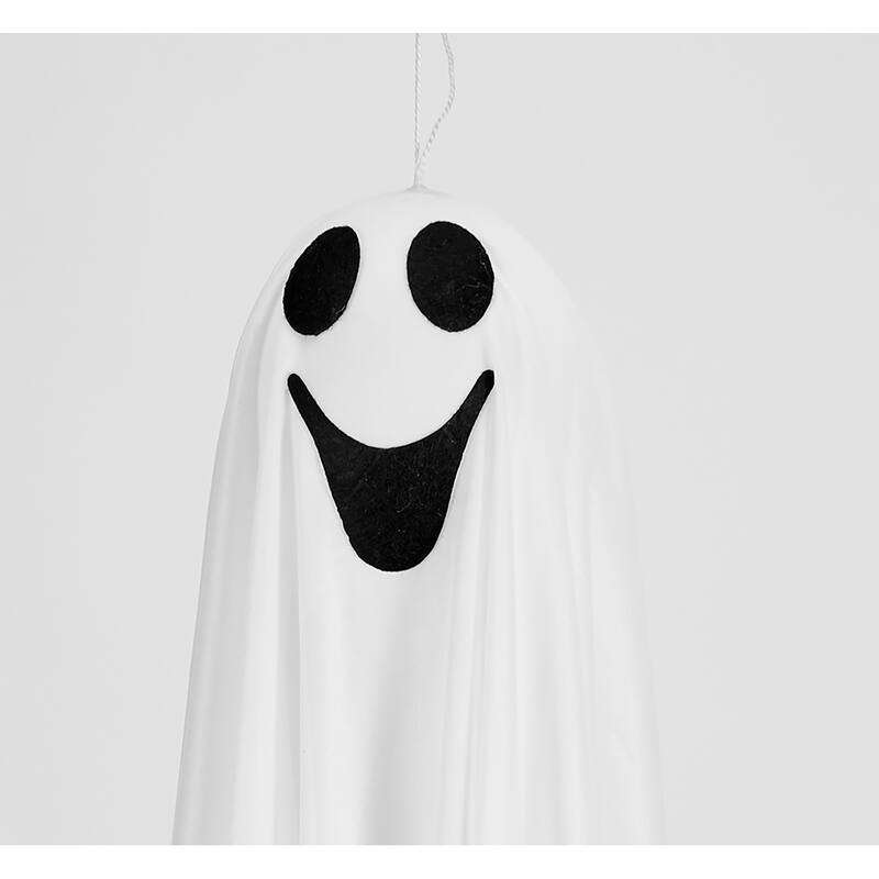 35" Hanging Halloween Light Up Friendly Ghost, Set Of 2