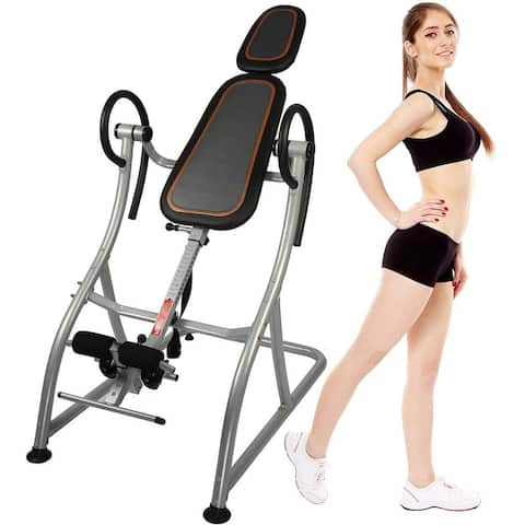 Heavy Duty Inversion Table 58-78 Inches Adjustable Training 330LBS