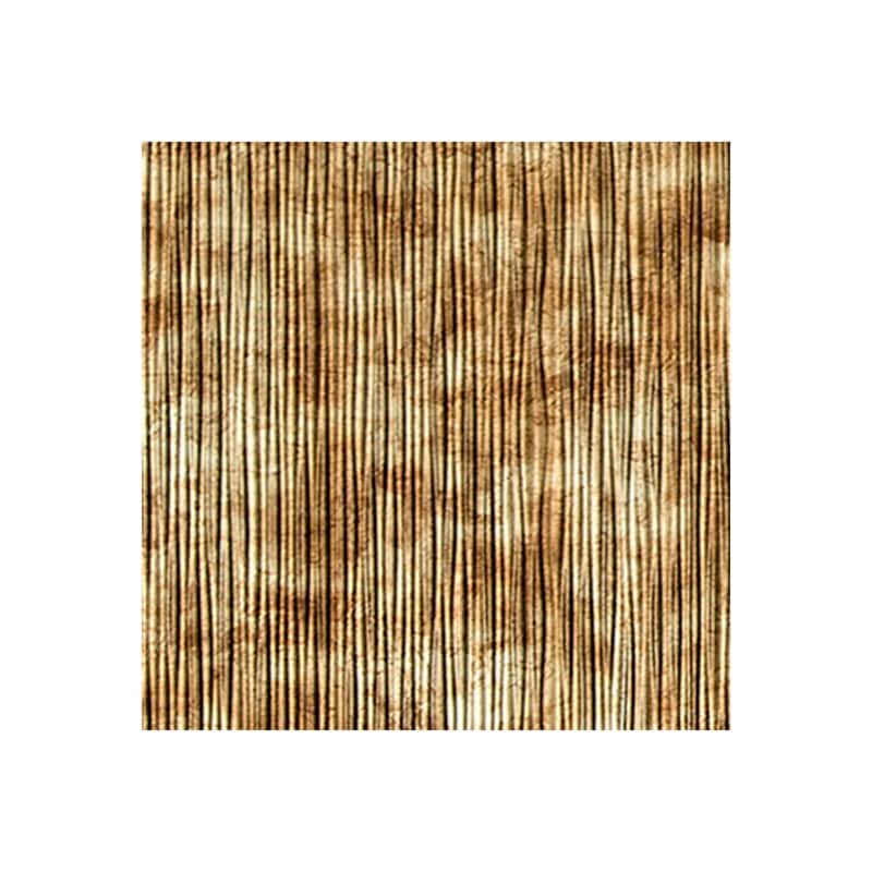 FASÄDE Ripple Vertical 4-foot x 8-foot PVC Wall Panel in Bermuda Bronze - Sample