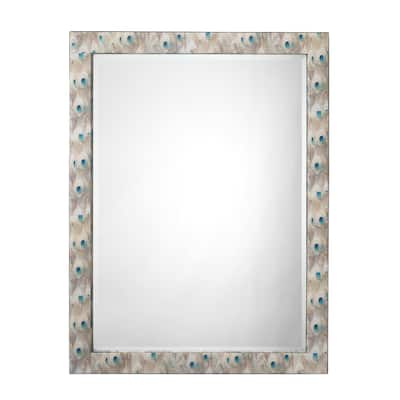 Alden Décor Feather Rectangle Mirror