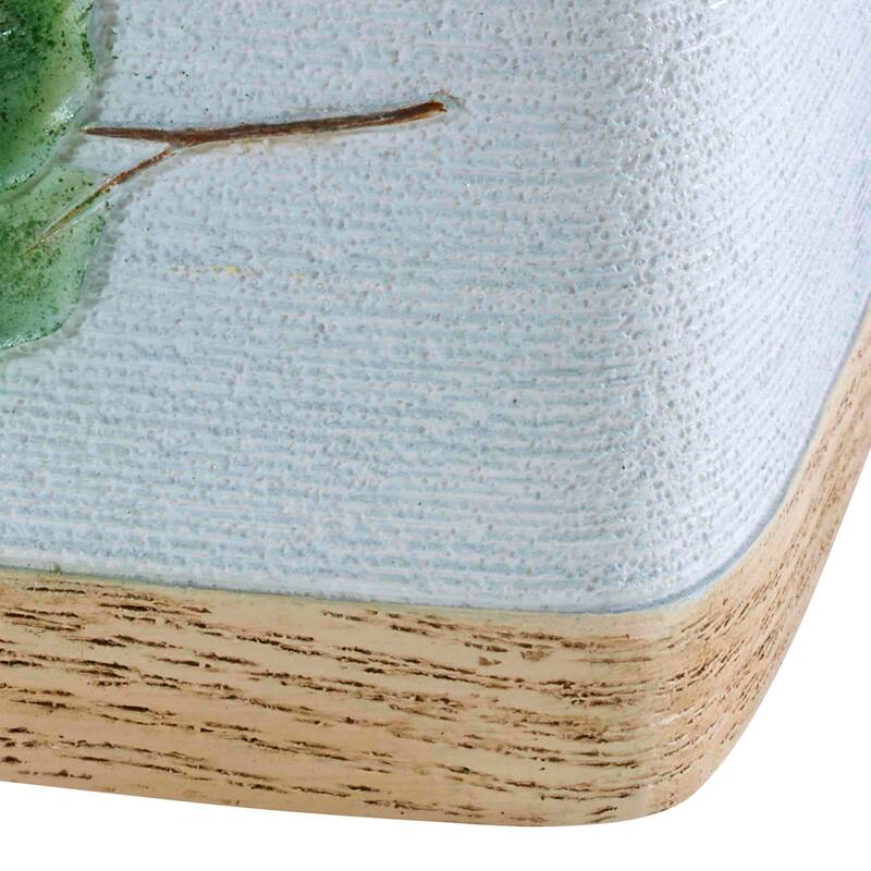 Avanti Linens Ombre Leaves Wastebasket