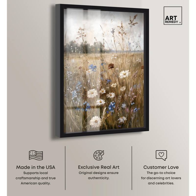 Field of Forgotten Dreams III Shadowbox by Art Remedy