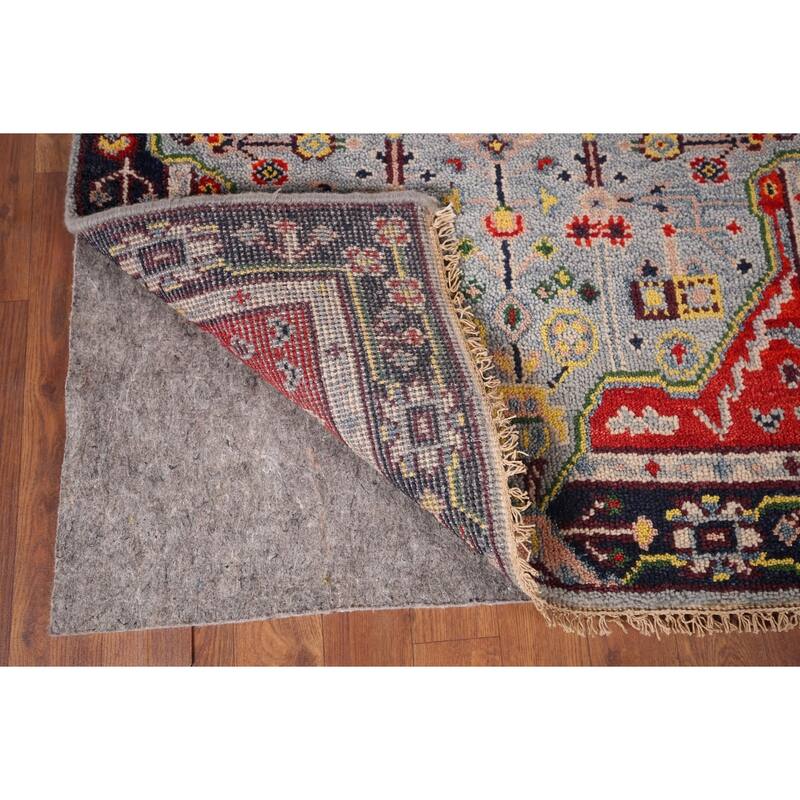 Geometric Kazak Oriental Accent Rug Handmade Traditional Wool Carpet - 3'0"x 4'11"