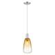 Option Amber Shade / Brushed Satin Nickel