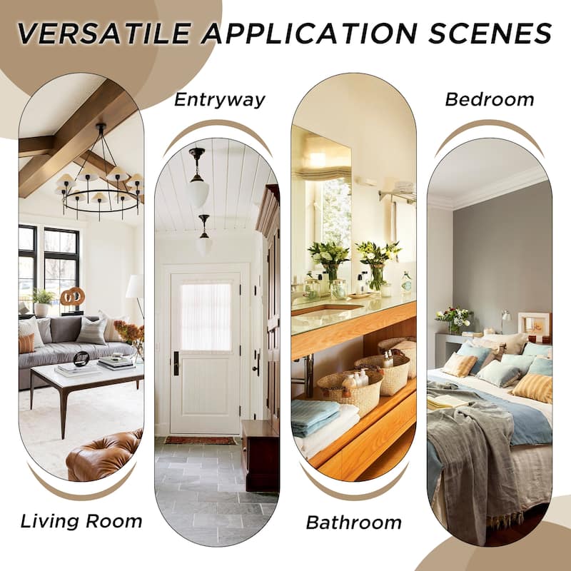 Asymmetrical Accent Mirror Irregular Wall Mirror