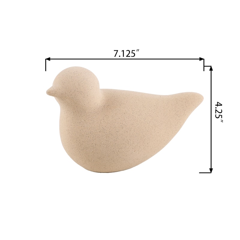 4.25"H Ceramic Bird