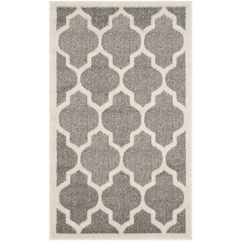 SAFAVIEH Amherst Machi Modern Rug - 2'6" x 4' - Dark Grey/Beige