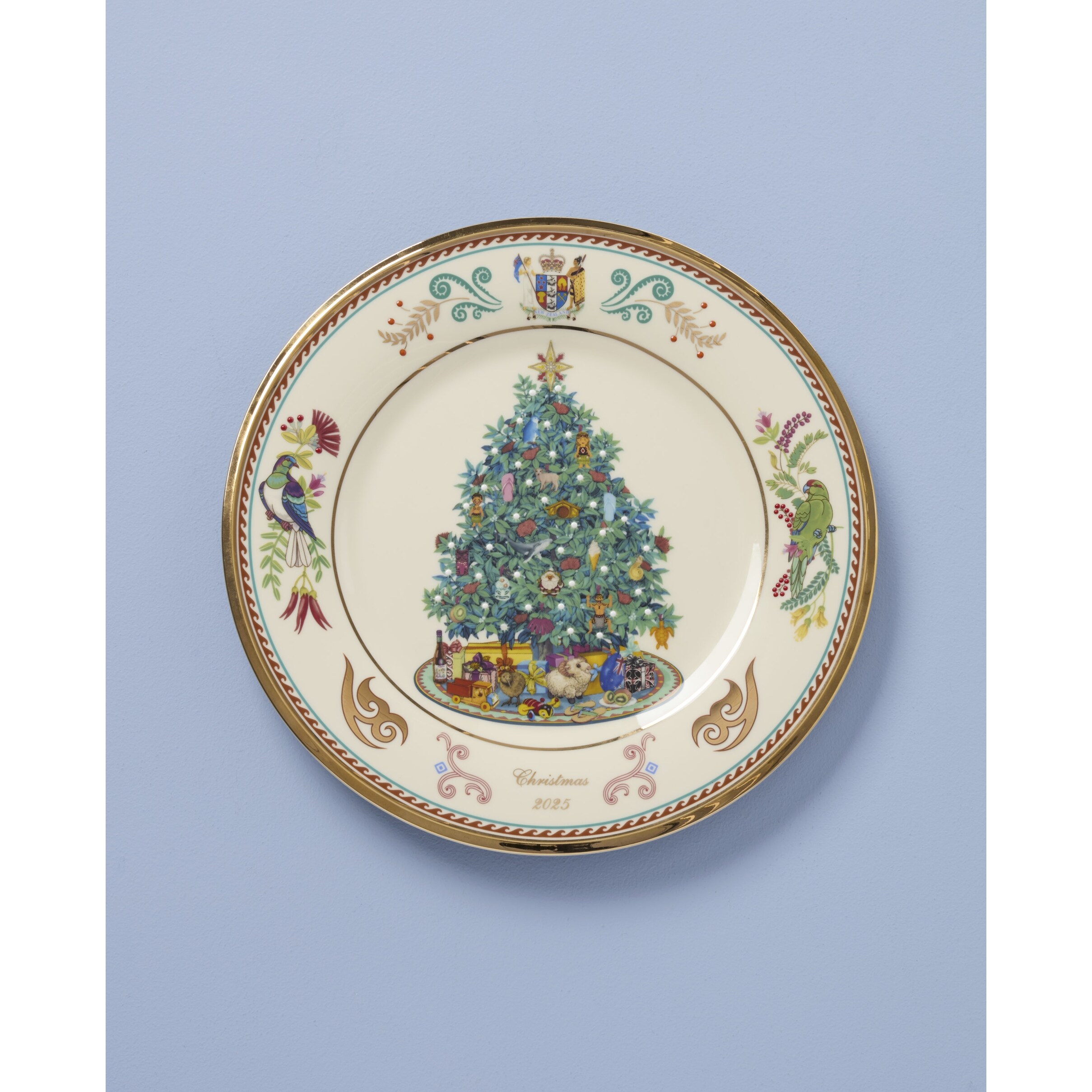 Lenox 2025 Trees Around The World Plate, New Zealand - Bed Bath