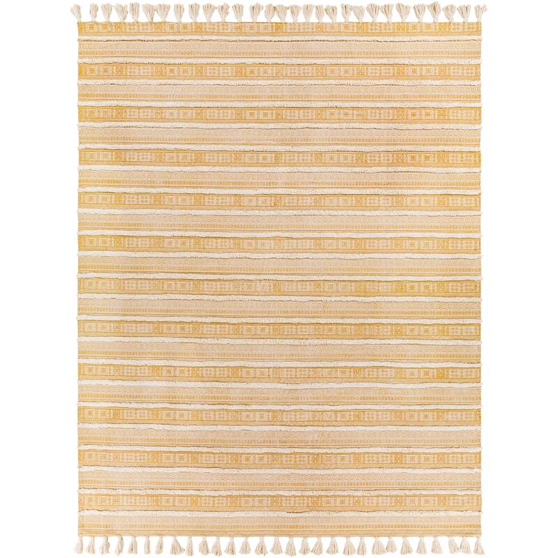 Artistic Weavers Bolat Handmade Bohemian Stripe Cotton Area Rug