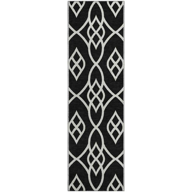 Premium Washable Super Soft Transitional Scroll Mayfield Rug