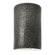 preview thumbnail 36 of 45, Justice Design Ambiance - Large Cylinder Wall Sconce - Closed Top - Replaceable Bulb Hammered Pewter