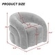 preview thumbnail 9 of 45, Upholstered Swivel Barrel Accent Chair Set of 2