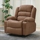 preview thumbnail 8 of 19, Widen Recliner Chair for Adults, Heavy Duty 350Lb Manual Large Lounge Chairs Brown