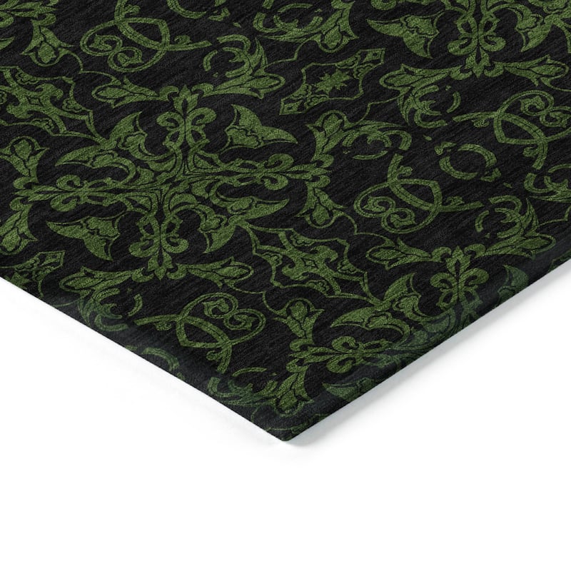 Machine Washable Indoor/ Outdoor Chantille Traditional Medallions Rug