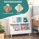 preview thumbnail 26 of 28, Costway 5-Cube Kids Bookshelf and Toy Organizer Wooden Storage - See Details
