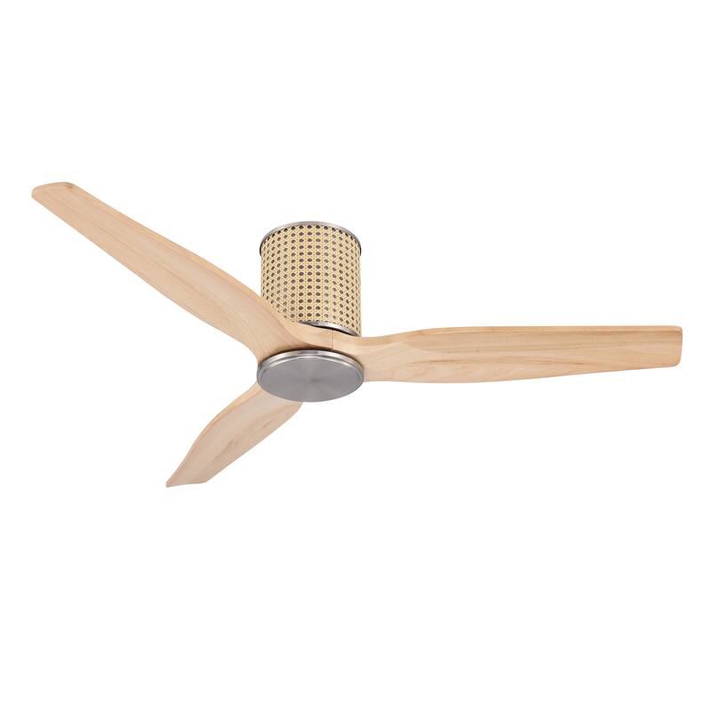 MLiAN 48" Ceiling Fan Low Profile Flush Mount Fan 6 Speed
