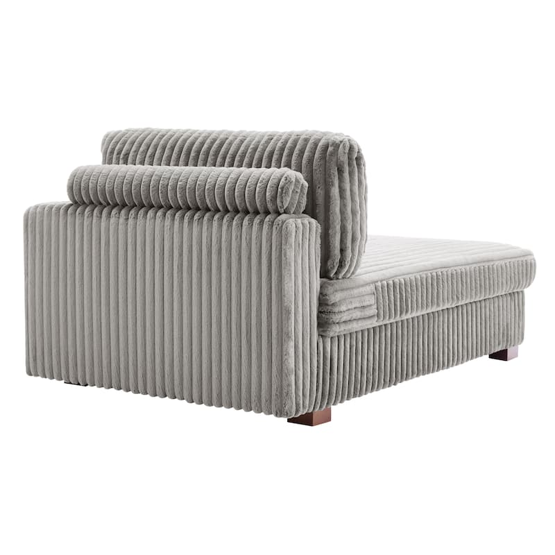 DREAMSIDEA Oversized Right Facing Chaise Lounge Lofa