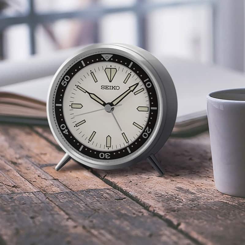 Mai T Alarm Clock, Silver - N/A