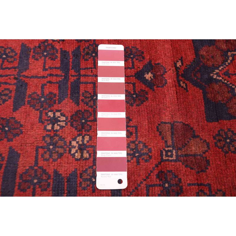 ECARPETGALLERY Hand-knotted Finest Khal Mohammadi Red Wool Rug - 2'8 x 9'2