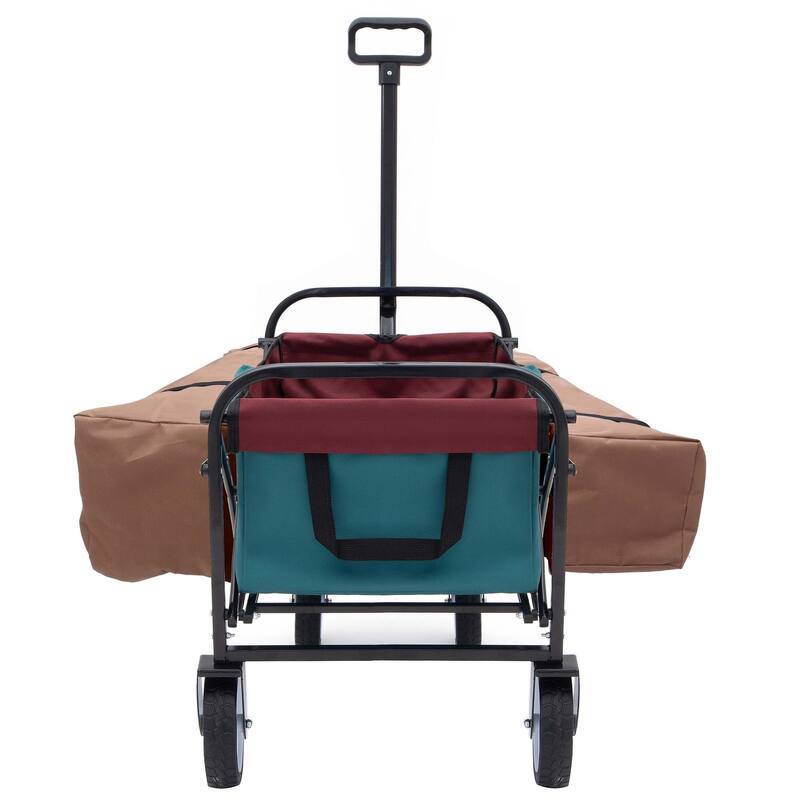 2.1 cu ft. Steel Foldable Wagon Cart