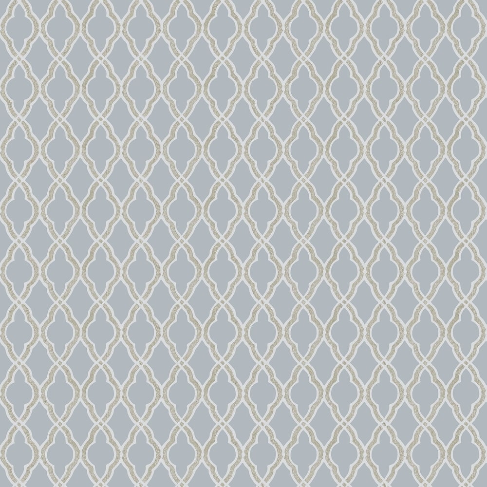 Galerie Wallcoverings Italian Style Geometric Trellis Vinyl on Non-woven Matte Wallpaper Roll