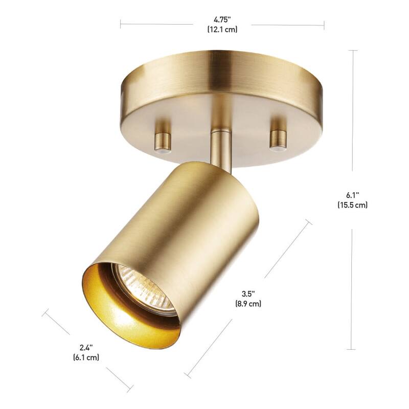 Bellevue 5" Wide Accent Light Ceiling Fixture