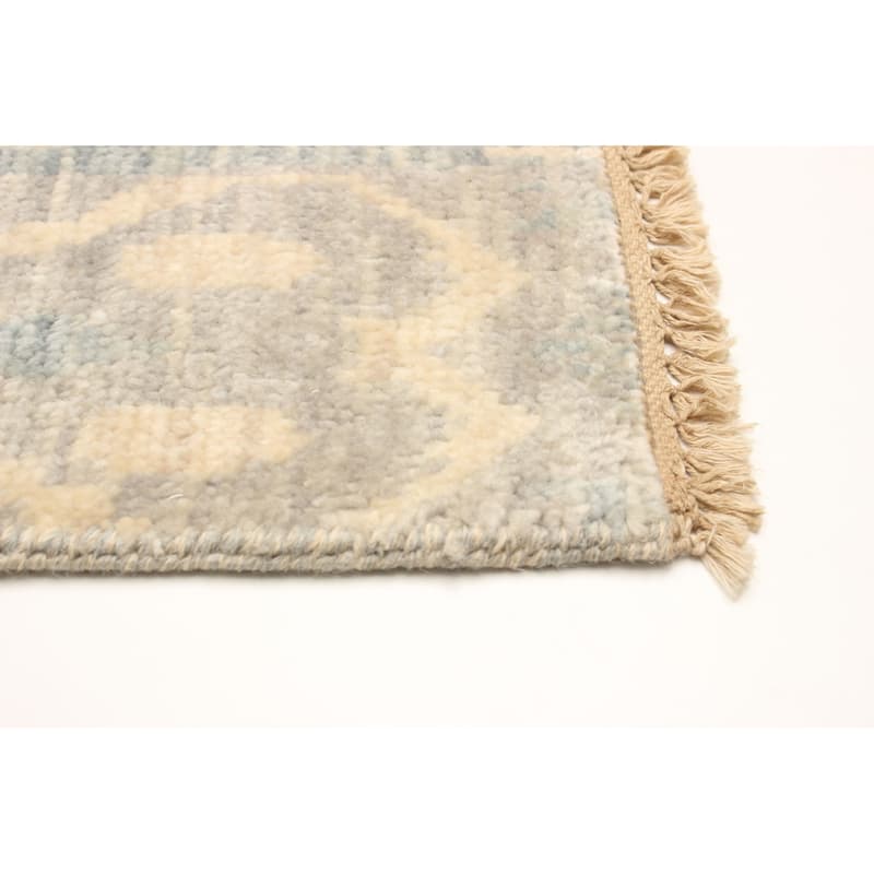 ECARPETGALLERY Hand-knotted Mystique Grey Wool Rug - 3'0 x 5'0