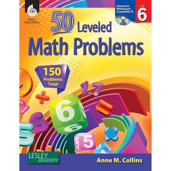50 Leveled Math Problems Level 6 W/ Cd