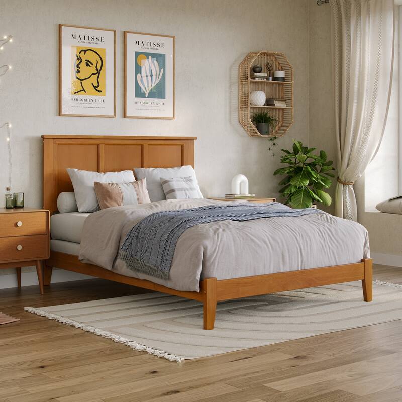 AFI Madison Foundation Bed Frame - Light Toffee - Full
