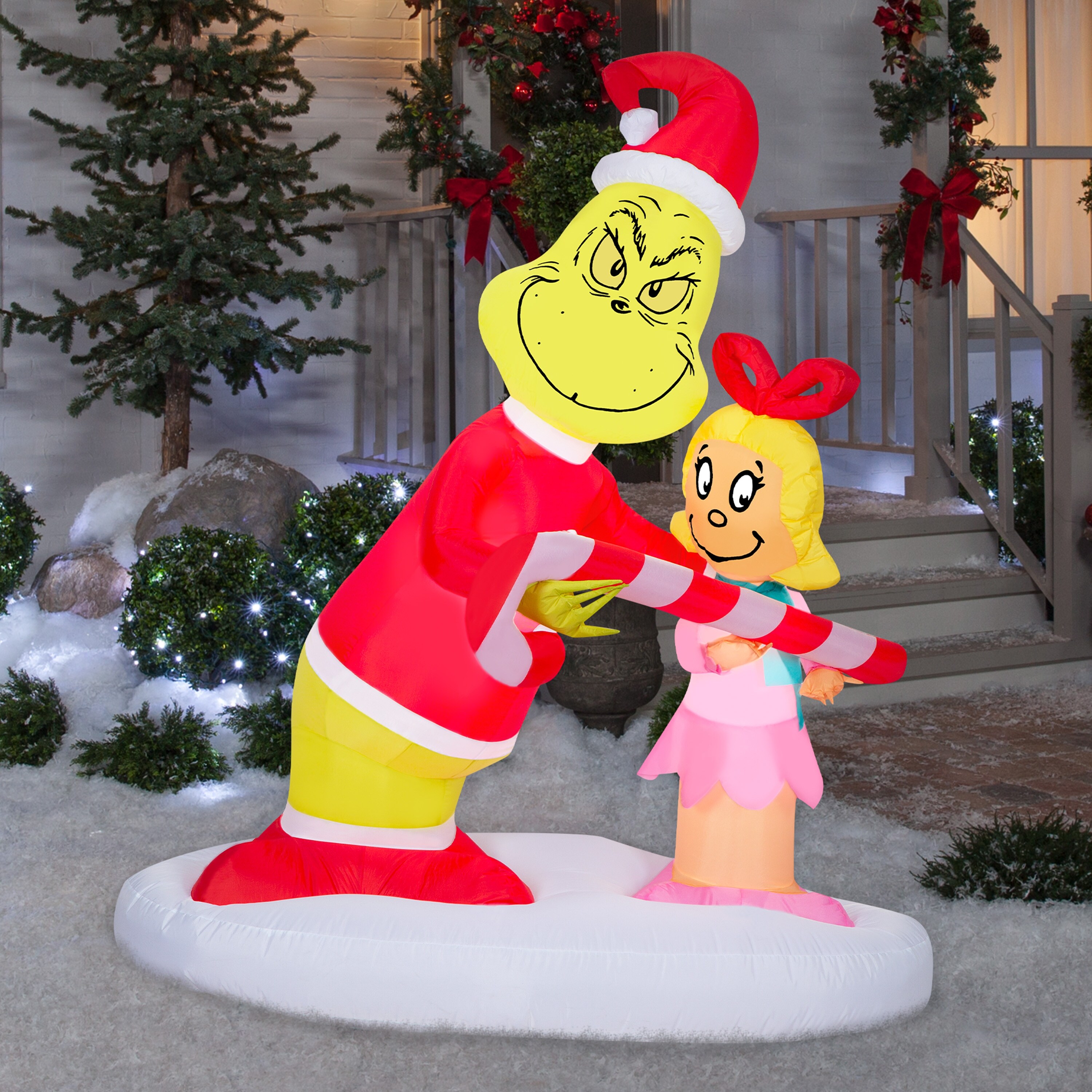 Inflatable grinch shop