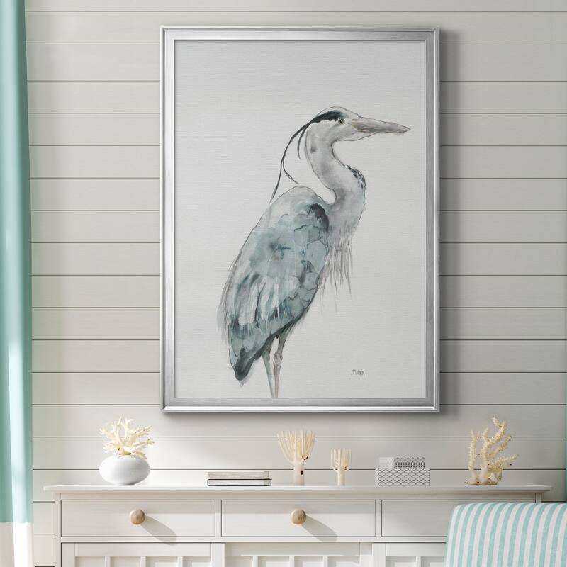 BLUE HERON I Premium Framed Canvas - Ready to Hang