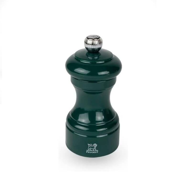 Peugeot Bistro Pepper Mill Forest Green 10cm-4in - Green - 1 Piece