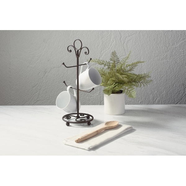 4 Arm Metal Mug Tree - Bed Bath & Beyond - 31839084