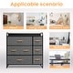 preview thumbnail 21 of 21, Pellebant Wide Storage Tower dresser Organizer with 7 Drawers