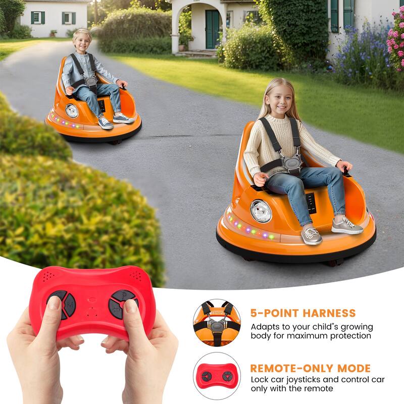 12V Electric Bumper Car Ride On Toys for Kids Best Gifts