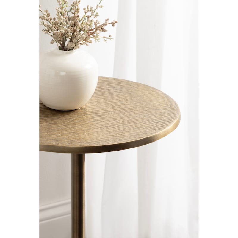 Kate and Laurel Baronet Round Metal Table