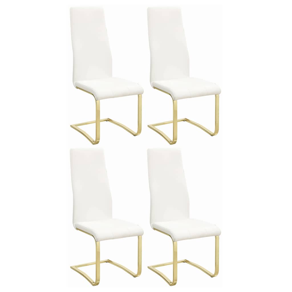 Montclair White Upholstered Dining Side Chair (Set of 4)
