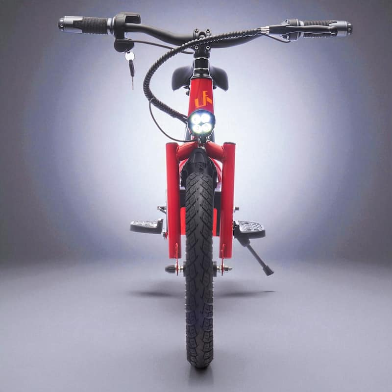 24V Kids Electric Dirt Bike with 300W Motor, 16in Wheels, Handle Acceleration, Adjustable Seat, Power Display & Hand Brakes