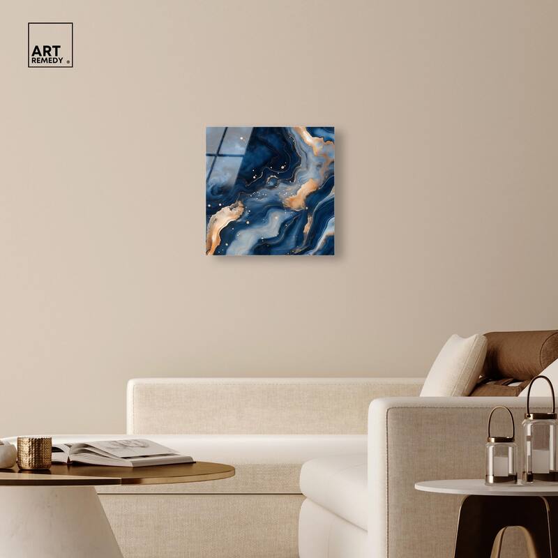 Deep Sea Geode III Acrylic by Art Remedy, Ready to Hang