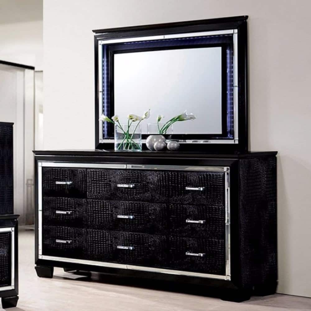 Wooden Dresser, Black
