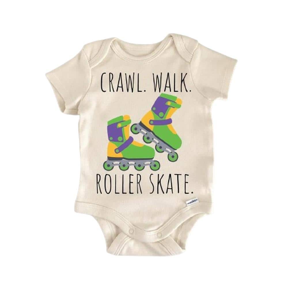 Roller Skate Inline - Baby Boy Girl Clothes Infant Bodysuit Funny Cute Newborn