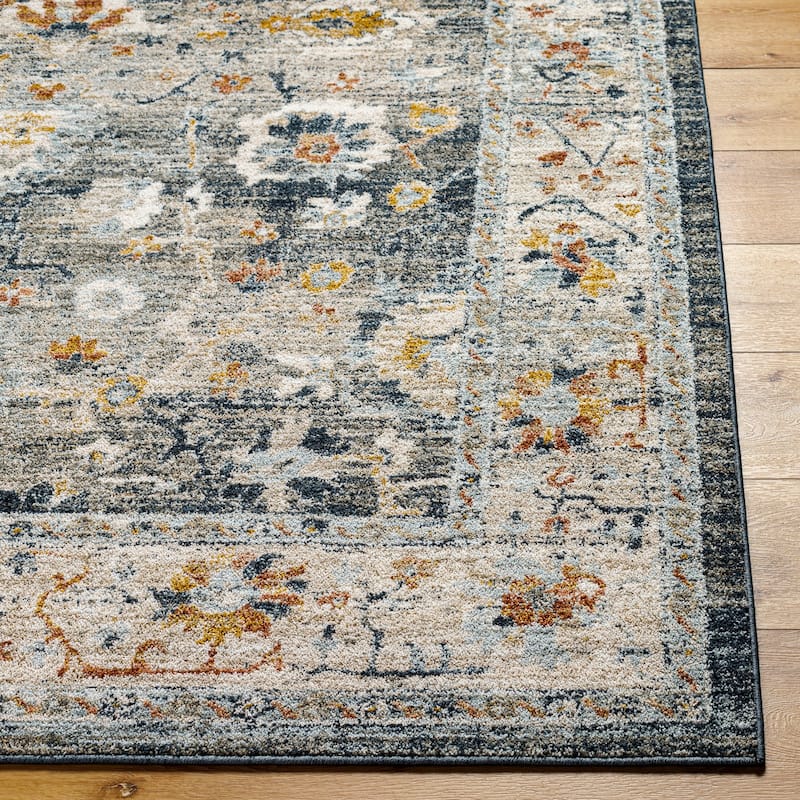 Livabliss Beckham Vintage Medallion Area Rug