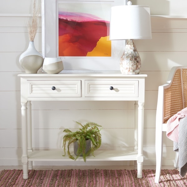 Small white console table sale