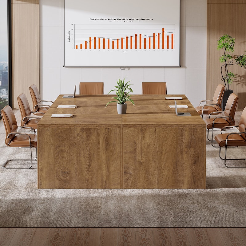 71" Conference Table, Executive Meeting Table, Office Business Desk Accent Meeting Table