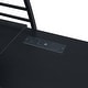 preview thumbnail 14 of 12, Stylish Twin Size Loft Bed with 4 Layers of Shelves, L-shaped Desk, a set of Sockets, USB Ports and and Wireless Charging, Black