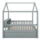 preview thumbnail 6 of 25, Wooden House Bed with Shelves and Storage