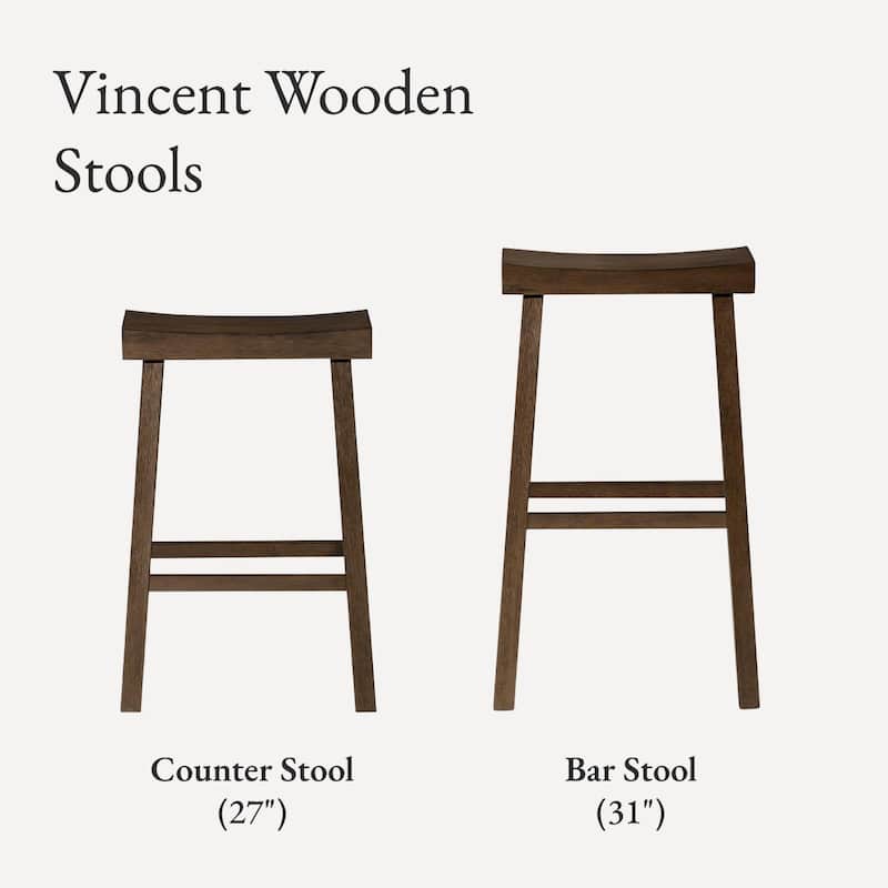 Maven Lane 31" Vincent Bar Height Kitchen Stool